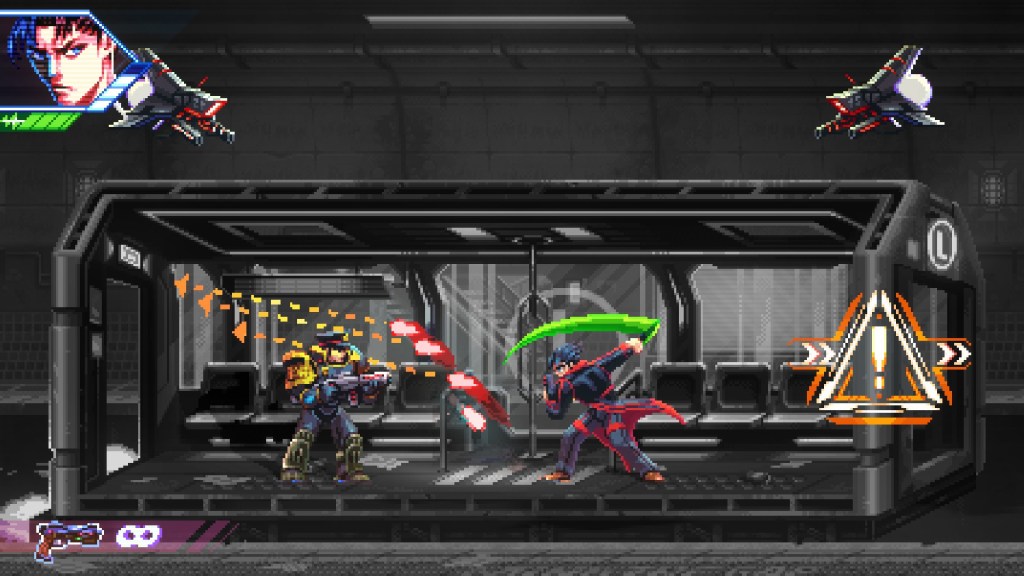 A screenshot of Neon Inferno gameplay