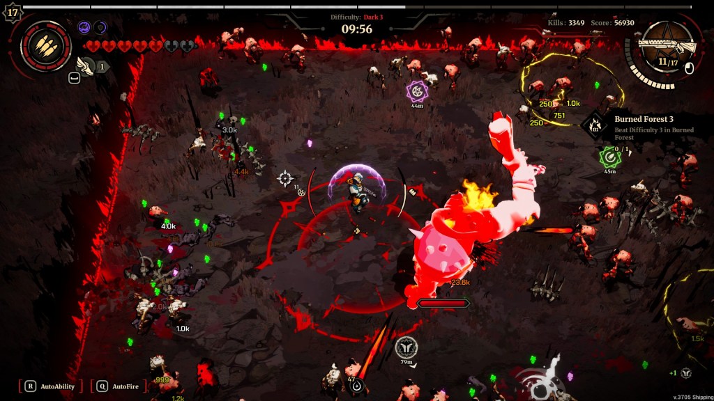 A screenshot from Grind Survivors